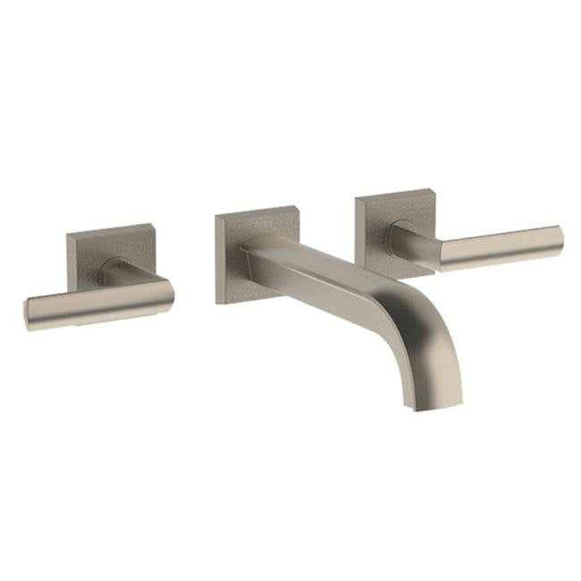 Watermark 64-2.2-BR4 Brut Wall Mounted 3 Hole Lavatory Set