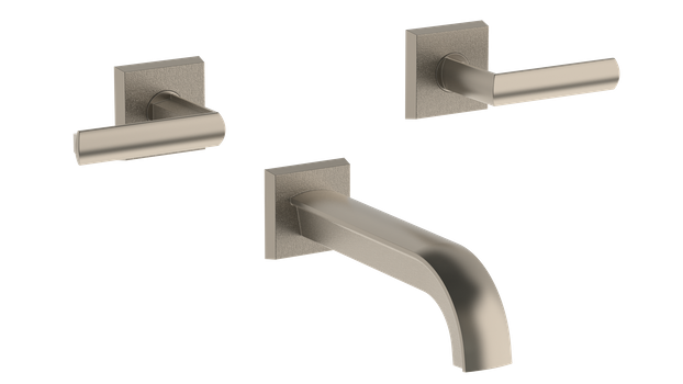 Watermark 64-5-BR4 Brut Wall Mounted 3 Hole Bath Set
