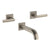 Watermark 64-5-BR4 Brut Wall Mounted 3 Hole Bath Set