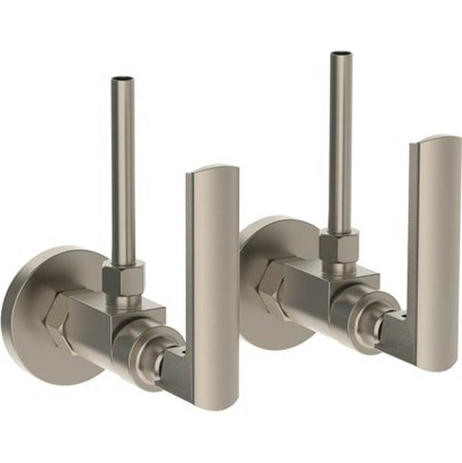 Watermark 64-MAS1-BR4 Brut Lavatory Angle Stop Kit -1/2" Compression X 3/8" Od Compression