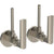Watermark 64-MAS2-BR4 Brut Lavatory Angle Stop Kit -1/2" IPS X 3/8" Od Compression