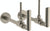 Watermark 64-MAS3-BR4 Brut Lavatory Angle Stop Kit -1/2" Sweat X 3/8" Od Compression