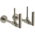 Watermark 64-MAS3-BR4 Brut Lavatory Angle Stop Kit -1/2" Sweat X 3/8" Od Compression