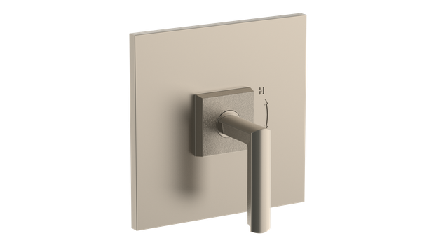 Watermark 64-P80-BR4 Brut Wall Mounted Pressure Balance Shower Trim 7"