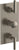 Watermark 64-T30-BR4 Brut Wall Mounted Thermostatic Shower Trim With 2 Built-In Controls 6-1/4" X 12" - Parent