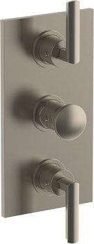 Watermark 64-T30-BR4 Brut Wall Mounted Thermostatic Shower Trim With 2 Built-In Controls 6-1/4" X 12" - Parent