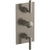 Watermark 64-T30-BR4 Brut Wall Mounted Thermostatic Shower Trim With 2 Built-In Controls 6-1/4" X 12"