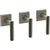 Watermark 64-WTR3-BR4 Brut Wall Mounted 3-Valve Shower Trim