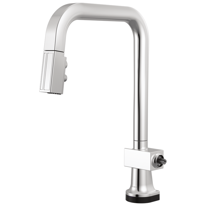 Brizo 64023LF-LHP Frank Lloyd Wright SmartTouch Pull-Down Kitchen Faucet with Square Spout - Less Handle