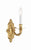Crystorama 641-PB Crystorama 1 Light Cast Wall Mount - Polished Brass