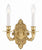 Crystorama 642 2 Light Cast Brass Wall Mount - Parent