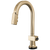 Brizo 64922LF-LHP Frank Lloyd Wright SmartTouch Pull-Down Prep Faucet with Arc Spout - Less Handle