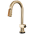 Brizo 64922LF-LHP Frank Lloyd Wright SmartTouch Pull-Down Prep Faucet with Arc Spout - Less Handle