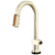 Brizo 64922LF-LHP Frank Lloyd Wright SmartTouch Pull-Down Prep Faucet with Arc Spout - Less Handle