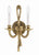 Crystorama 650-OB Crystorama 2 Light Cast Wall Mount - Olde Brass