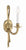 Crystorama 651-OB Crystorama 1 Light Cast Wall Mount - Olde Brass