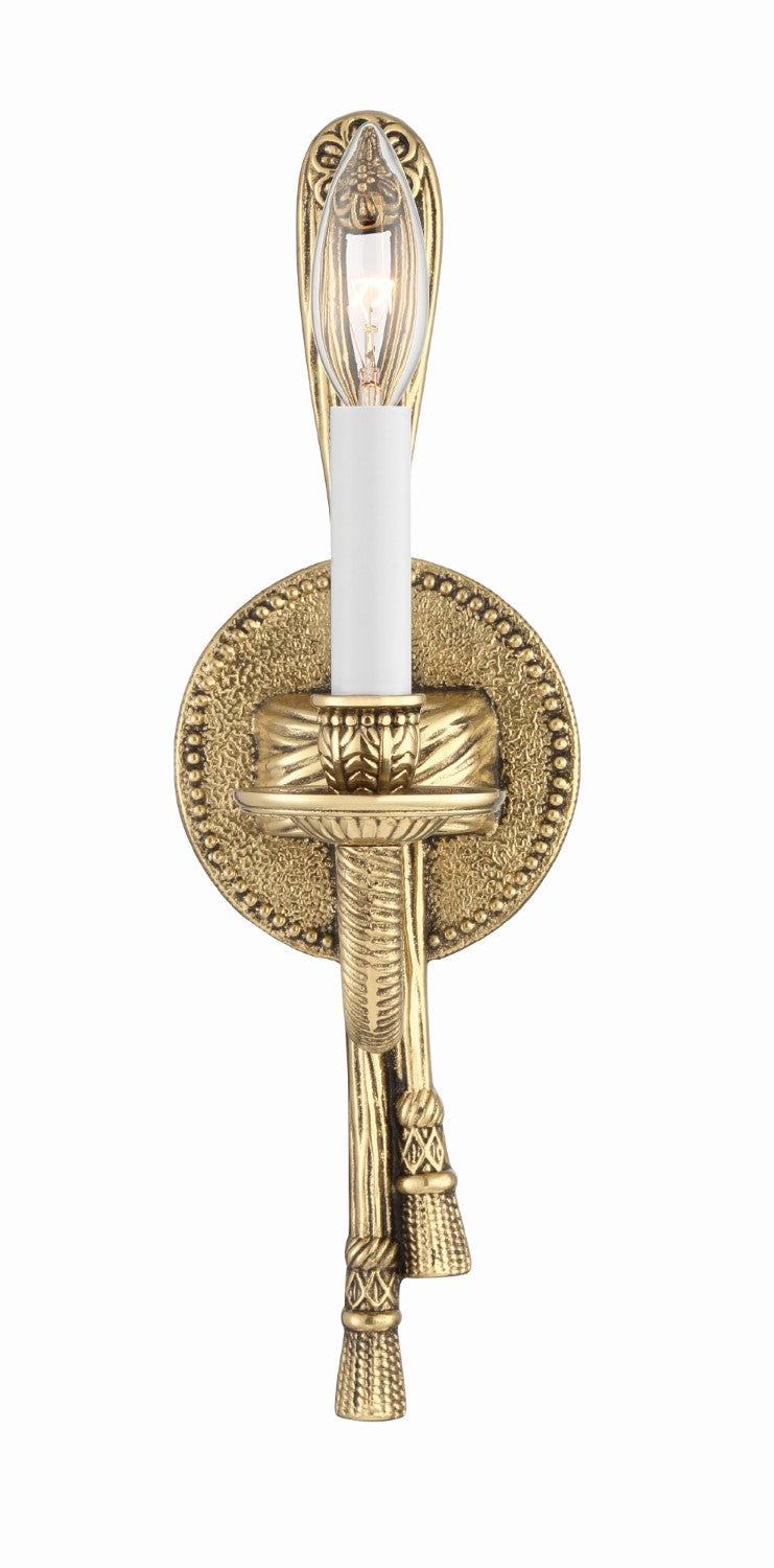 Crystorama 651-OB Crystorama 1 Light Cast Wall Mount - Olde Brass