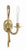 Crystorama 651-OB Crystorama 1 Light Cast Wall Mount - Olde Brass