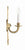 Crystorama 651-OB Crystorama 1 Light Cast Wall Mount - Olde Brass