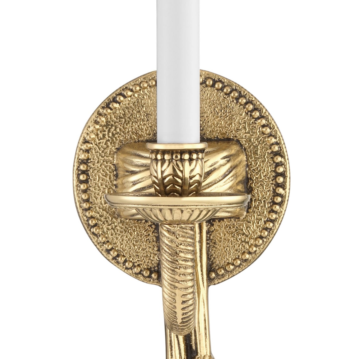 Crystorama 651-OB Crystorama 1 Light Cast Wall Mount - Olde Brass