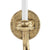 Crystorama 651-OB Crystorama 1 Light Cast Wall Mount - Olde Brass