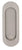 Omnia 652/00 Oval Flush Pull