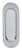 Omnia 652/00 Oval Flush Pull