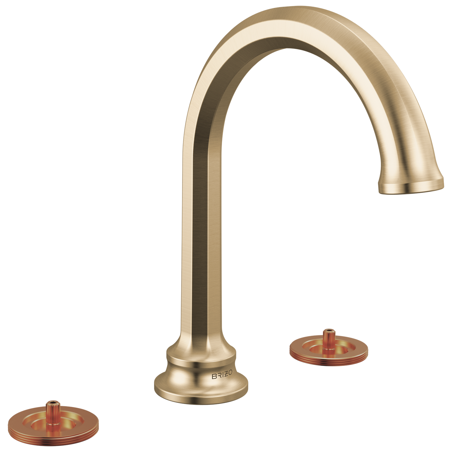 Brizo 65365LF-LHP Beauclere Widespread Lavatory Faucet with Arc Spout - Less Handles 1.2 GPM