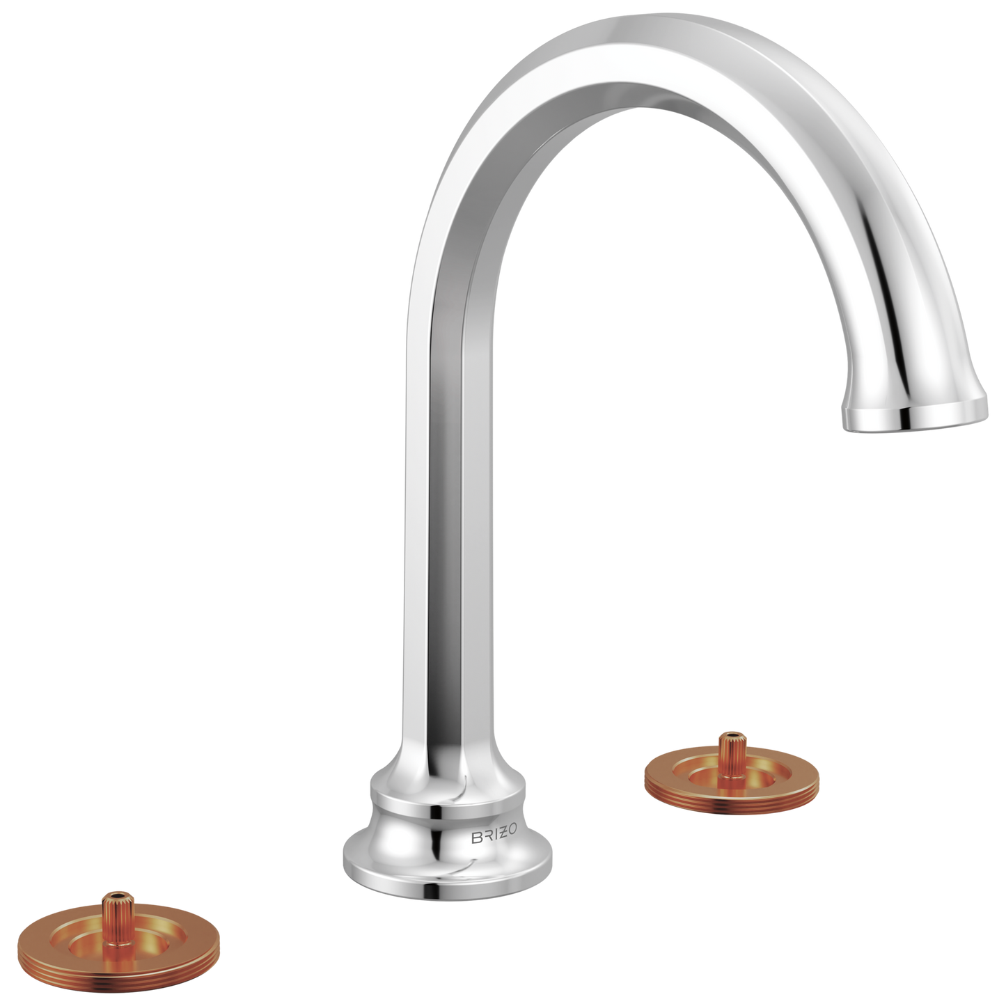 Brizo 65365LF-LHP Beauclere Widespread Lavatory Faucet with Arc Spout - Less Handles 1.2 GPM