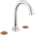 Brizo 65365LF-LHP Beauclere Widespread Lavatory Faucet with Arc Spout - Less Handles 1.2 GPM
