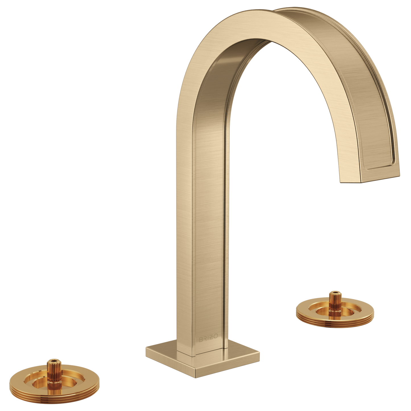 Brizo 65399LF-LHP Frank Lloyd Wright Widespread Lavatory Faucet with Arc Spout - Less Handles - Parent
