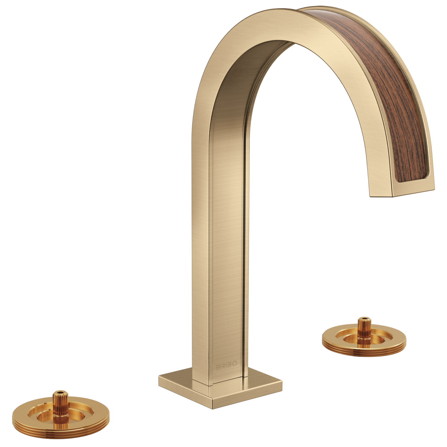 Brizo 65399LF-LHP Frank Lloyd Wright Widespread Lavatory Faucet with Arc Spout - Less Handles