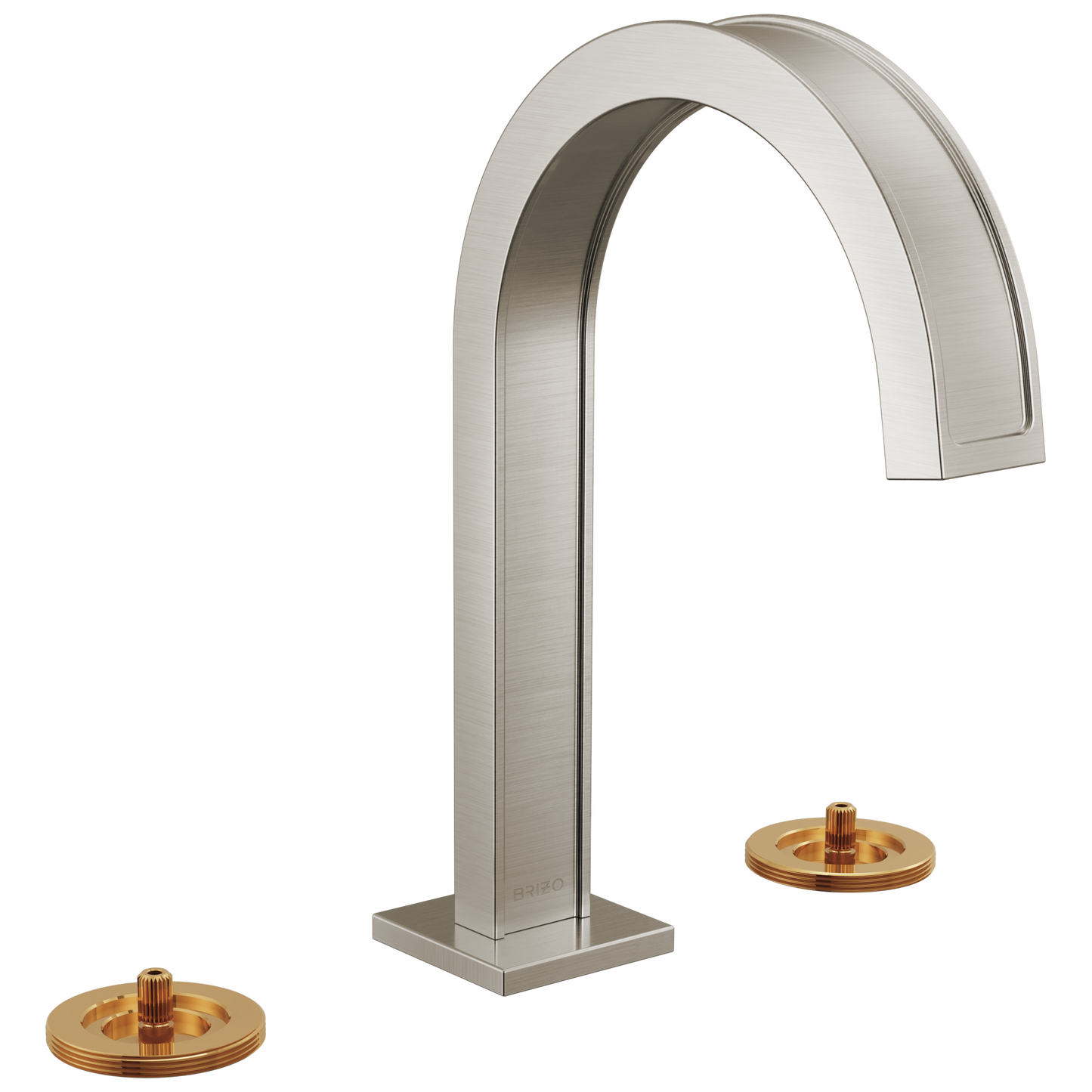 Brizo 65399LF-LHP Frank Lloyd Wright Widespread Lavatory Faucet with Arc Spout - Less Handles