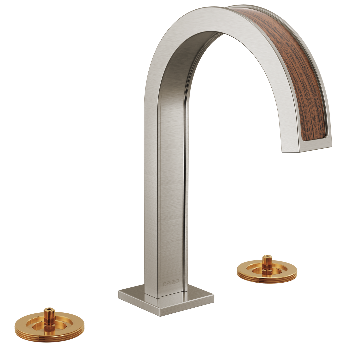 Brizo 65399LF-LHP Frank Lloyd Wright Widespread Lavatory Faucet with Arc Spout - Less Handles