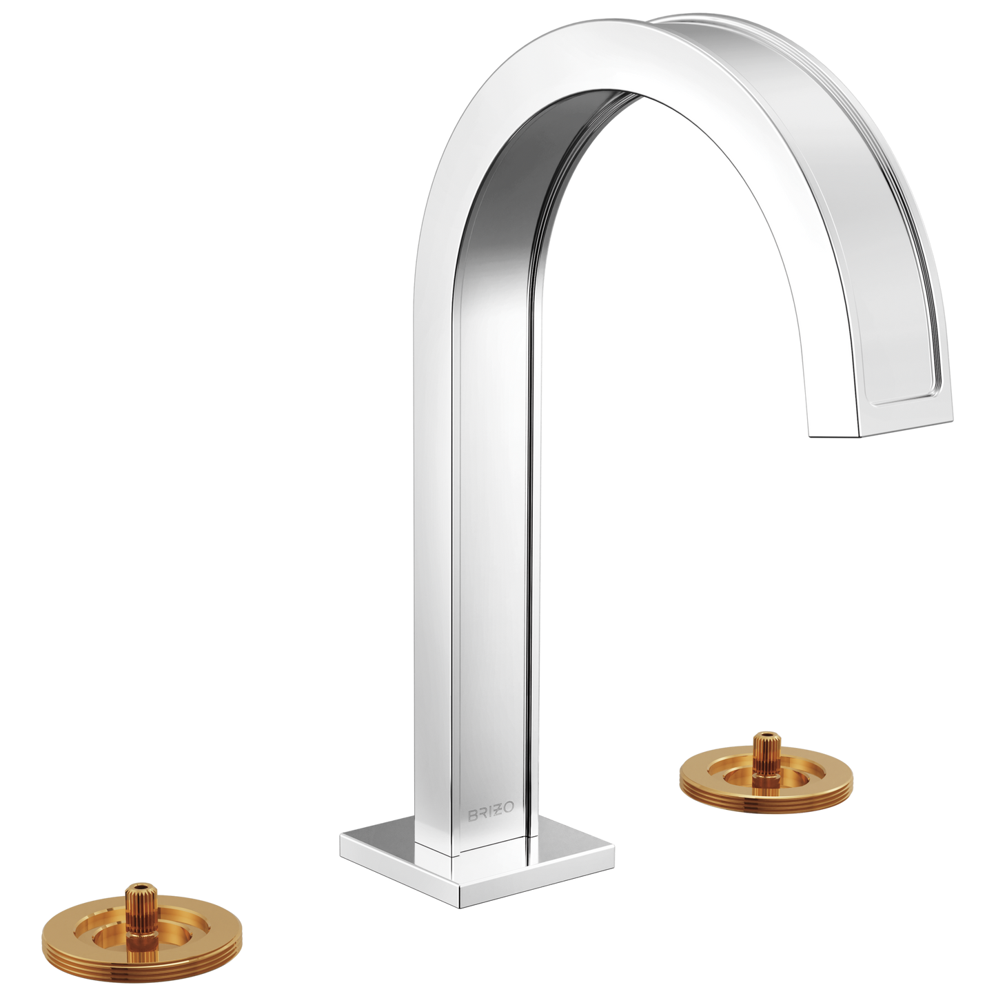 Brizo 65399LF-LHP Frank Lloyd Wright Widespread Lavatory Faucet with Arc Spout - Less Handles