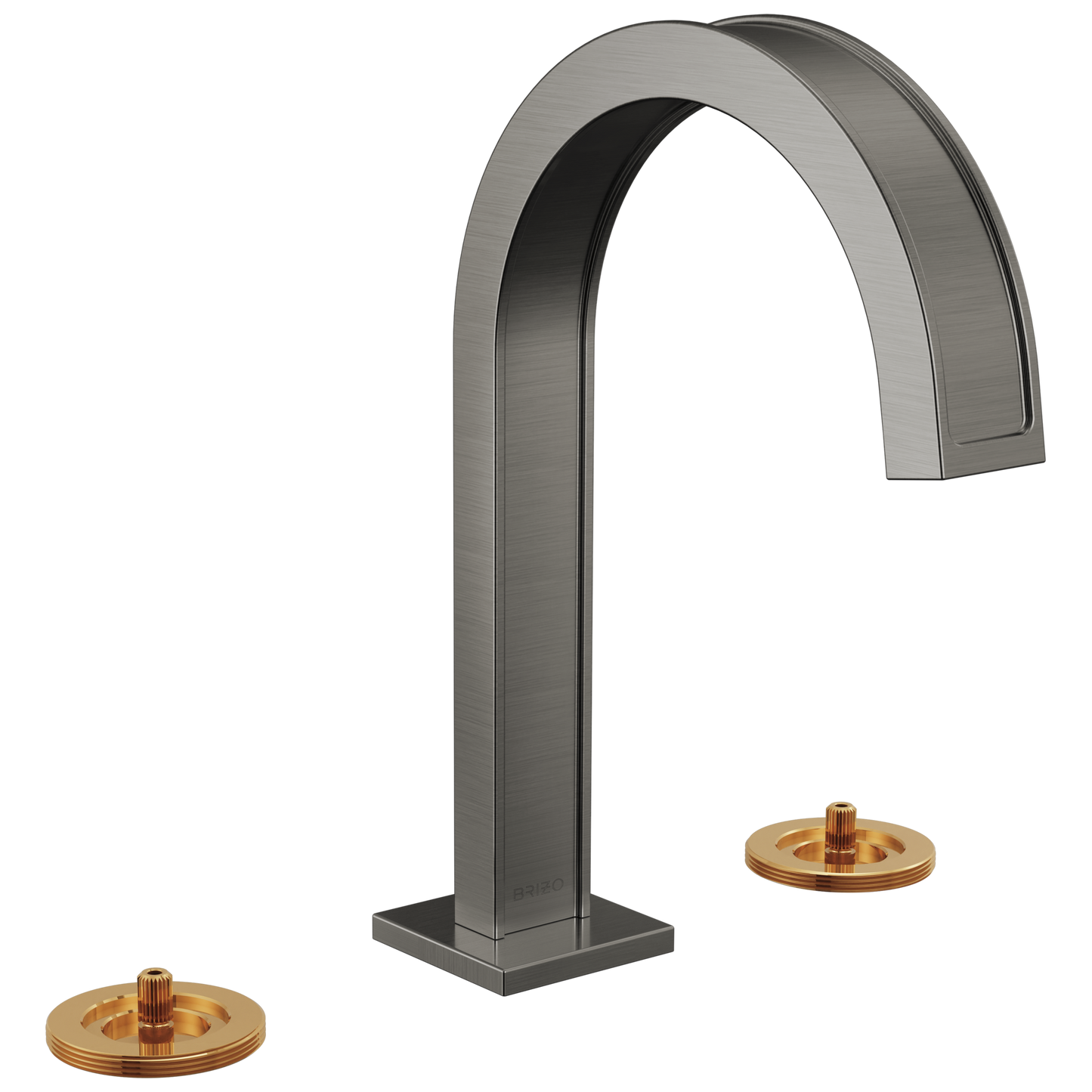 Brizo 65399LF-LHP Frank Lloyd Wright Widespread Lavatory Faucet with Arc Spout - Less Handles