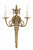Crystorama 662-MB Crystorama 2 Light Cast Wall Mount - Matte Brass