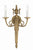 Crystorama 662-MB Crystorama 2 Light Cast Wall Mount - Matte Brass