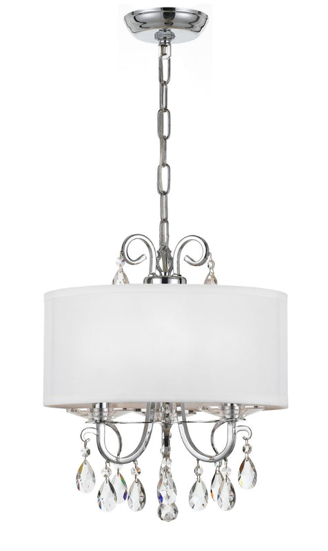 Crystorama 6623-CL-MWP Othello 3 Light Clear Crystal Mini Chandelier - Parent