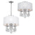 Crystorama 6623-CL-MWP Othello 3 Light Clear Crystal Mini Chandelier - Parent