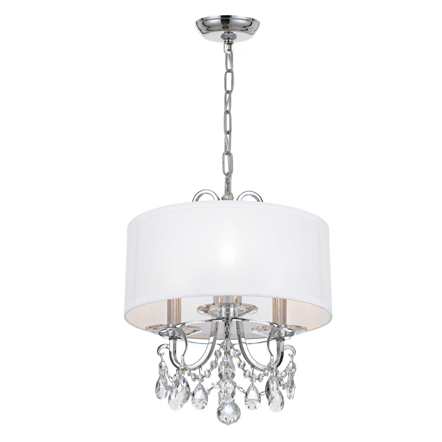 Crystorama 6623-CL-MWP Othello 3 Light Clear Crystal Mini Chandelier - Parent