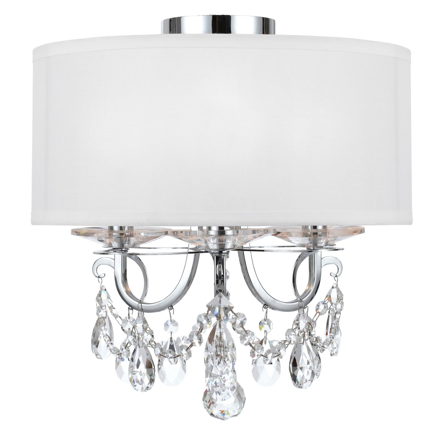 Crystorama 6623-CL-MWP_CEILING Othello 3 Light Ceiling Mount - Parent