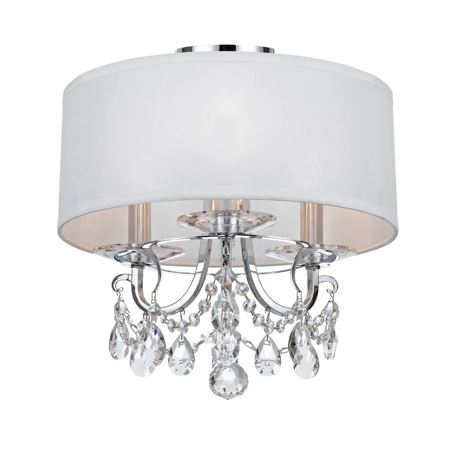 Crystorama 6623-CL-MWP_CEILING Othello 3 Light Ceiling Mount - Parent
