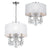 Crystorama 6623-CL-S Othello 3 Light Swarovski Strass Crystal Mini Chandelier - Parent