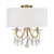 Crystorama 6623-CL-MWP_CEILING Othello 3 Light Ceiling Mount