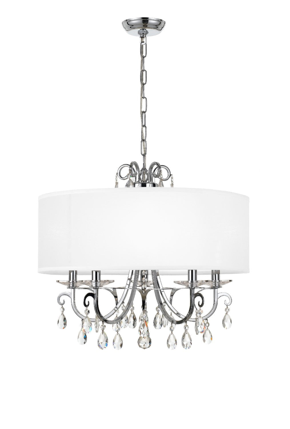 Crystorama 6625-CL-S Othello 5 Light Swarovski Strass Crystal Chandelier - Parent