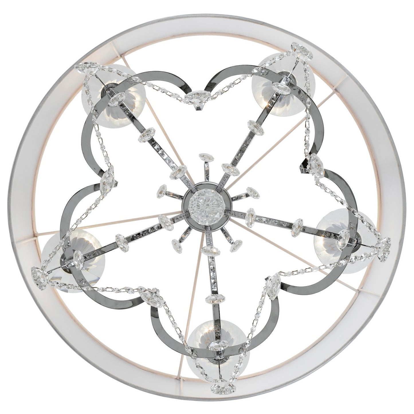 Crystorama 6625-CL-S Othello 5 Light Swarovski Strass Crystal Chandelier - Parent