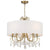 Crystorama 6625-CL-S Othello 5 Light Swarovski Strass Crystal Chandelier