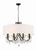 Crystorama 6628-CL-MWP Othello 8 Light Chandelier