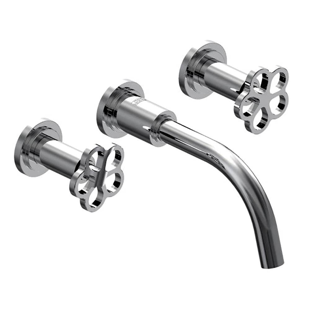 Franz Viegener FV203/J1.0 Industrial Chic Wall - Mounted Lavatory Faucet, Less Drain Assembly, Trim Only